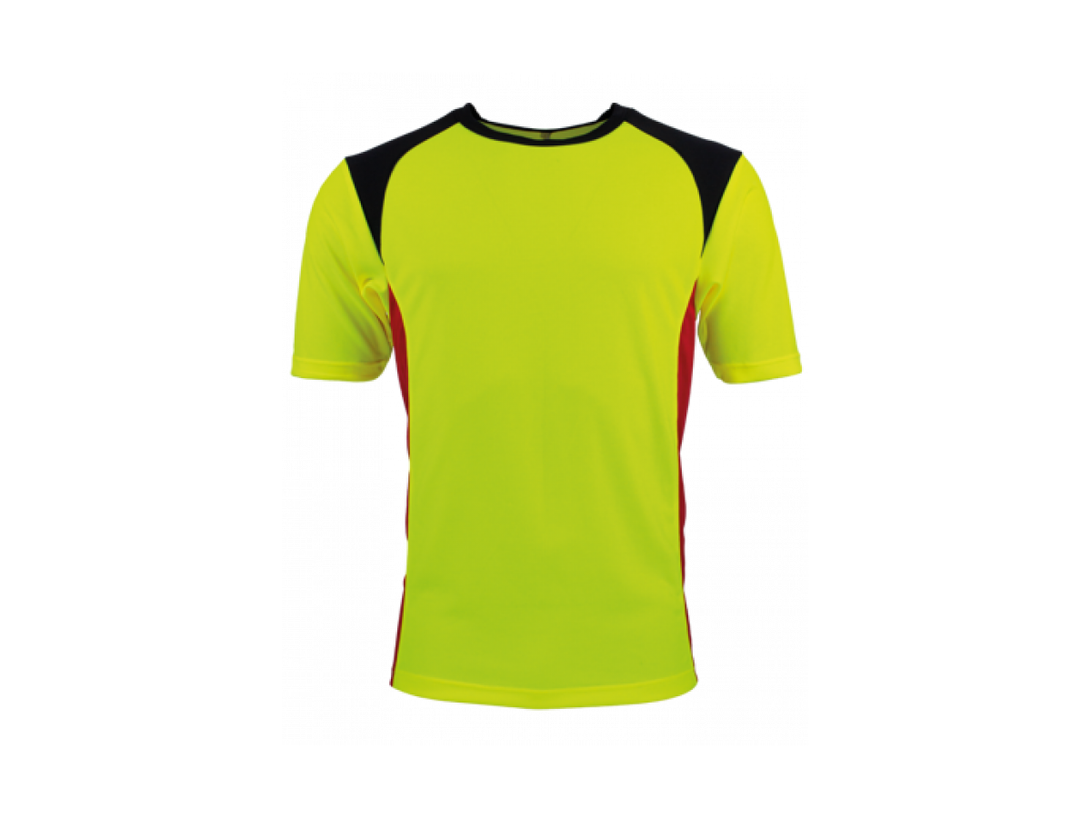 Tapio Expert Coolmax T-Shirt Gr. 2XL - Farbe: gelb/rot/schwarz