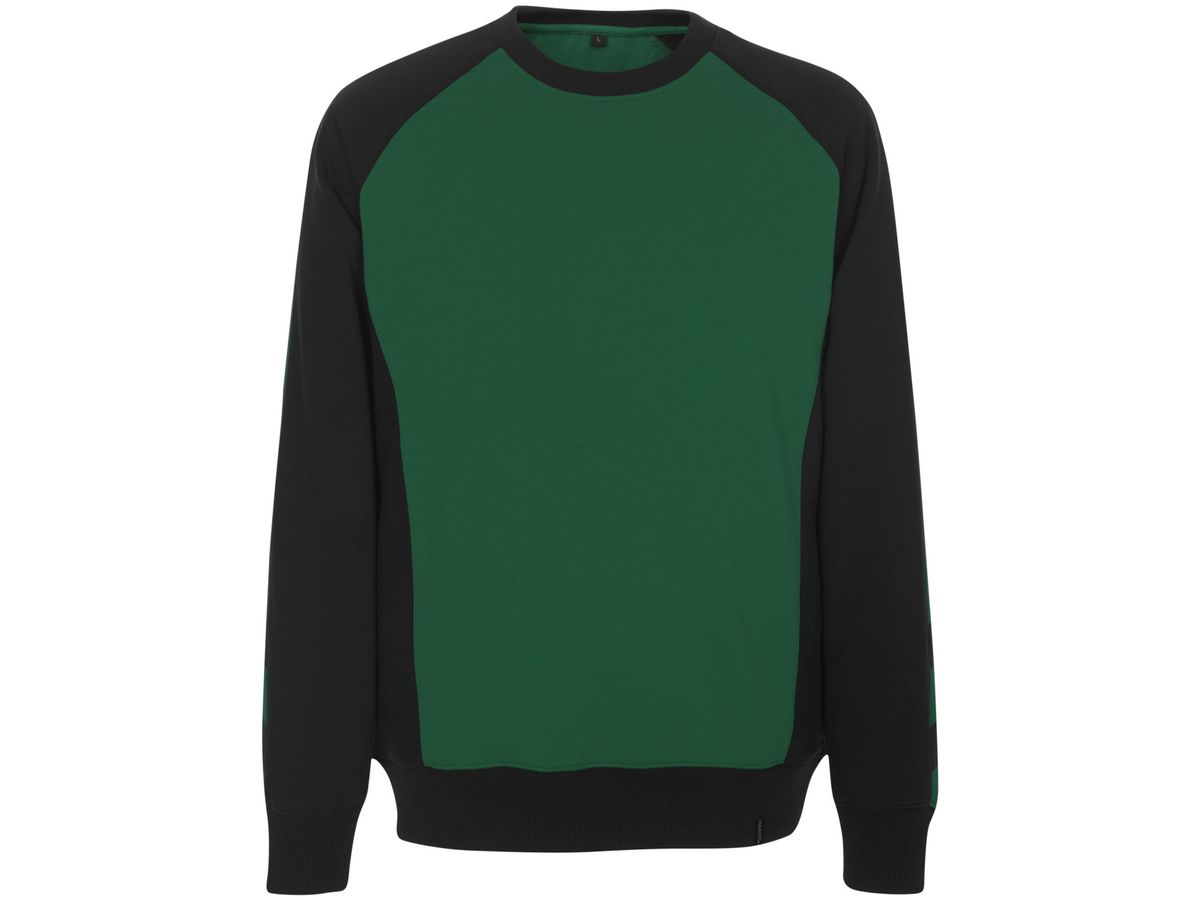 Witten Sweatsh. grün-schwarz Gr. S - 60% Baumwolle / 40% Polyester 340 g/m²