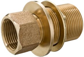 Ab-/Ueberlaufventil mit AG Rotguss