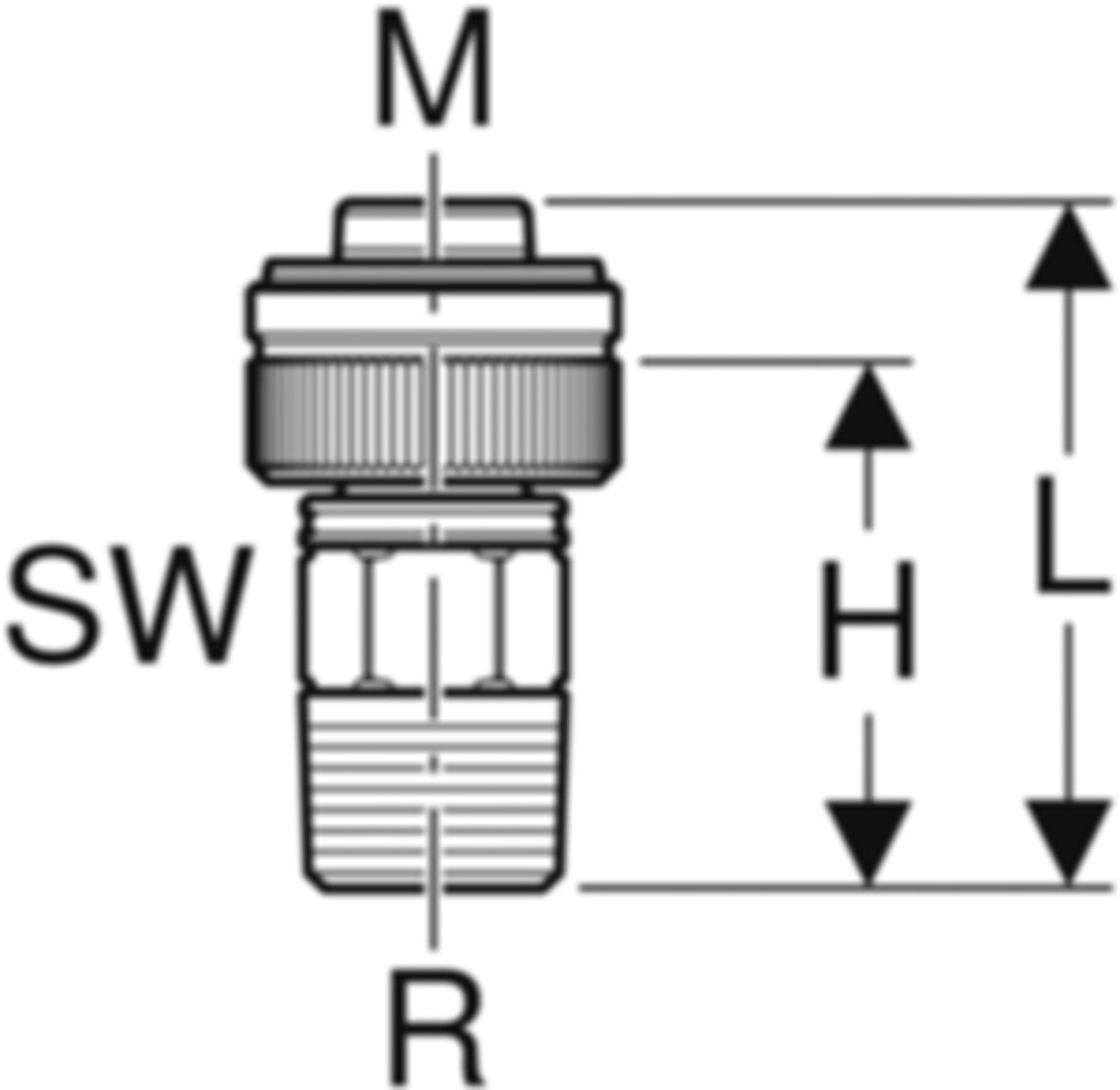 PushFit Schnellkupplung mit AG 16-R 1/2"