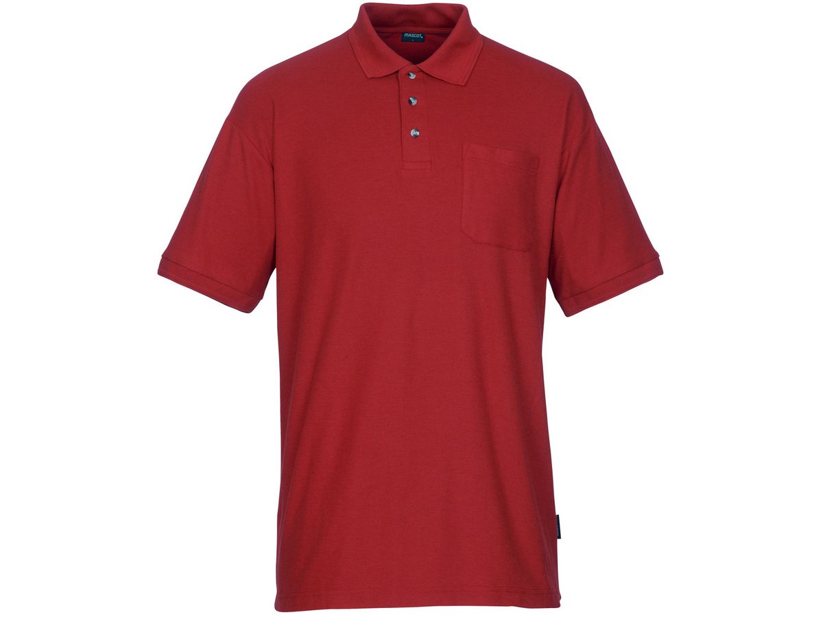 Borneo Polo Shirt rot Gr. S - 60% Baumwolle / 40% Polyester