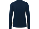 Damen-Longsleeve Classic Gr. S, tinte - 100% Baumwolle