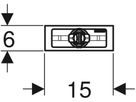 SilentPanel Geberit 100x15x6cm - für Duofix u. Gis (VPE à 12 Stk)