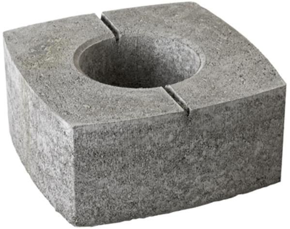 COBRA Mauer grau, 1er, Normalstein - 31/31/14,5 cm