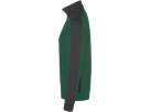 Zip-Sweatsh. Co. Perf. 4XL tanne/anth. - 50% Baumwolle, 50% Polyester, 300 g/m²