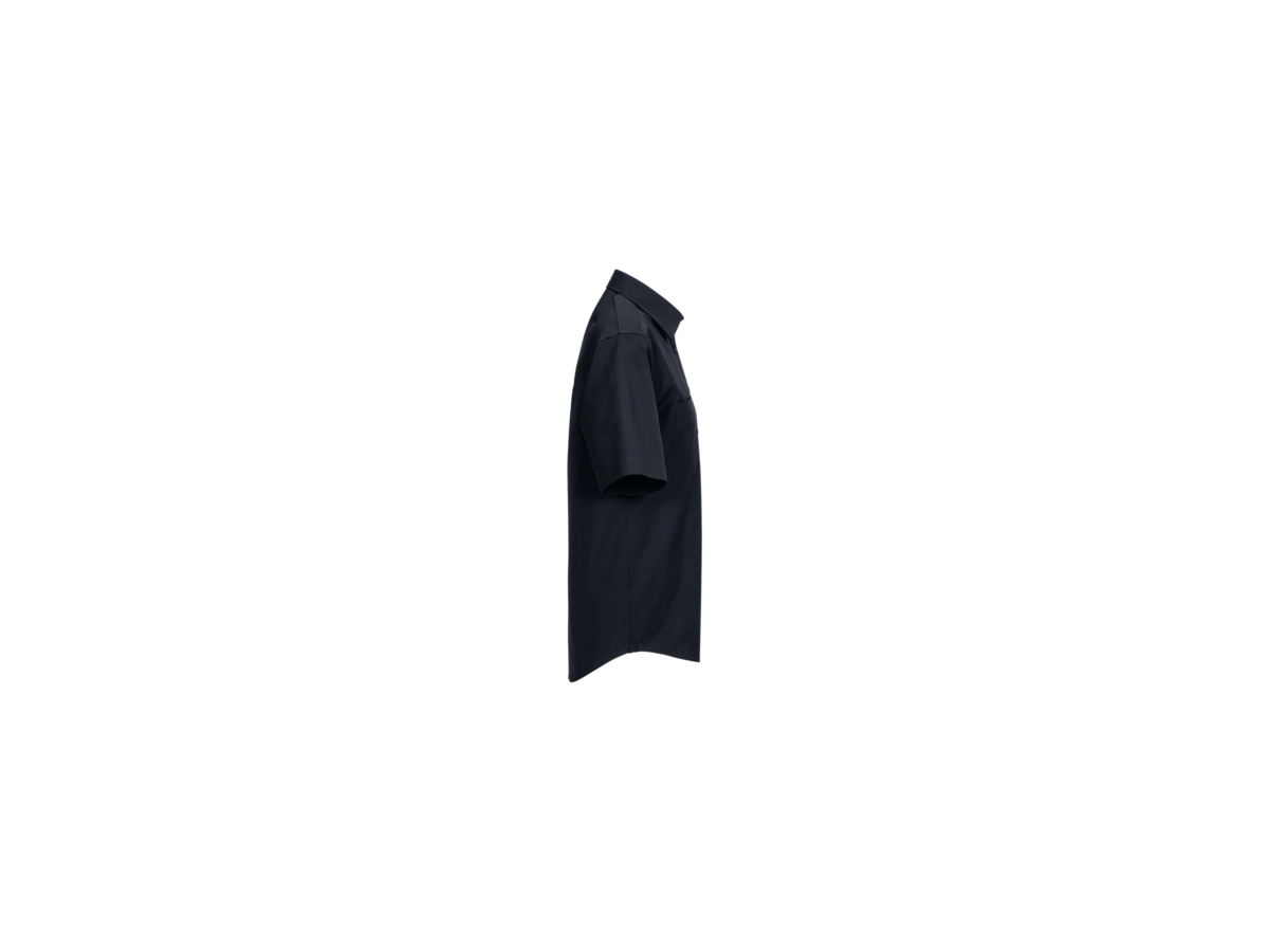 Hemd ½-Arm Performance Gr. 5XL, schwarz - 50% Baumwolle, 50% Polyester, 120 g/m²