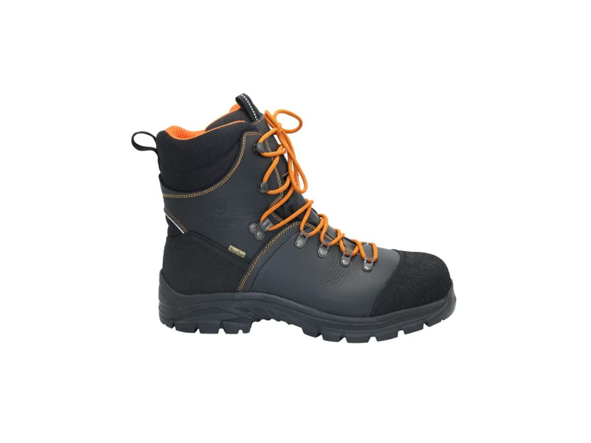 Bormio Sicherheitsschnürstiefel - SAFETY Mythen, schwarz/orange
