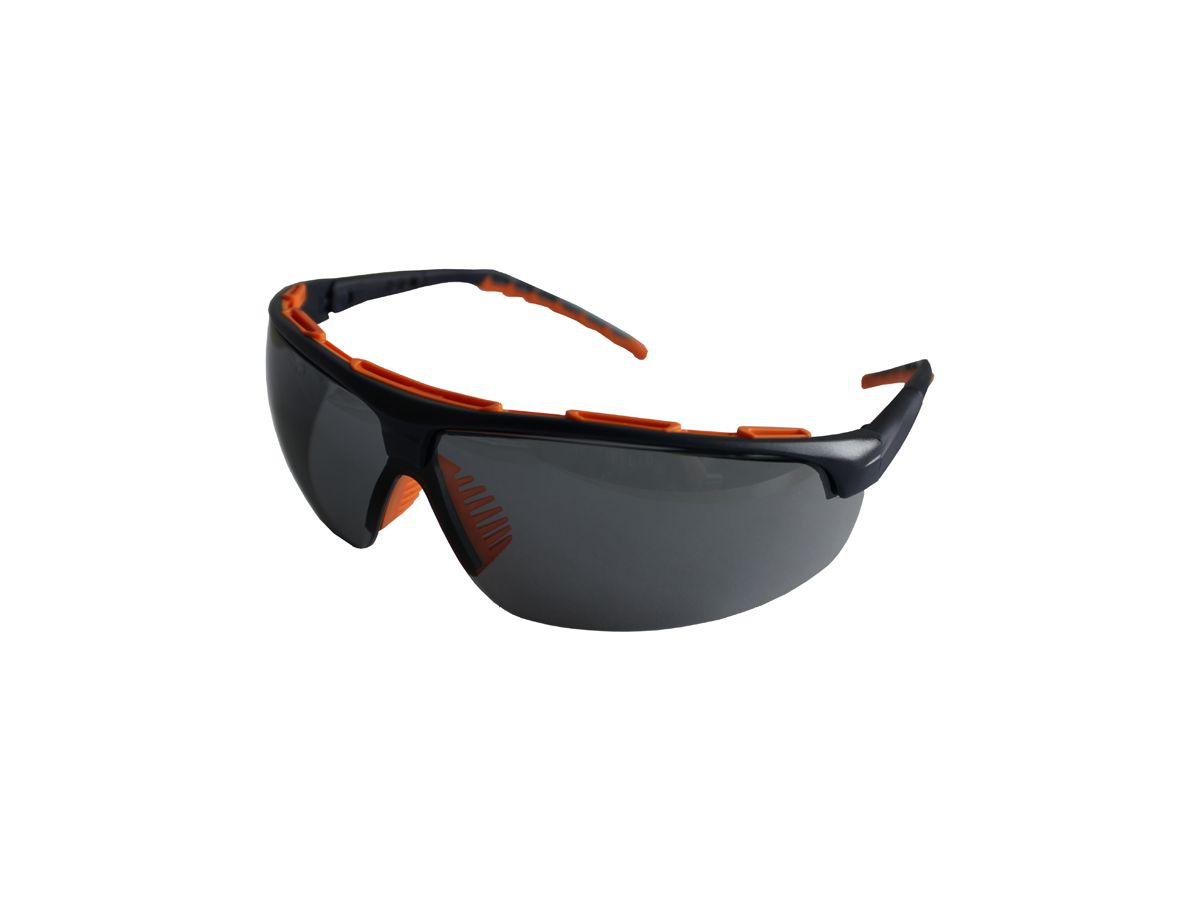 Jaguar smoke Schutzbrille 100% UV-Schutz - verstellbare Bügel, rauchgrau, EN 1836