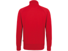 Sweatjacke College Gr. L, rot - 70% Baumwolle, 30% Polyester, 300 g/m²