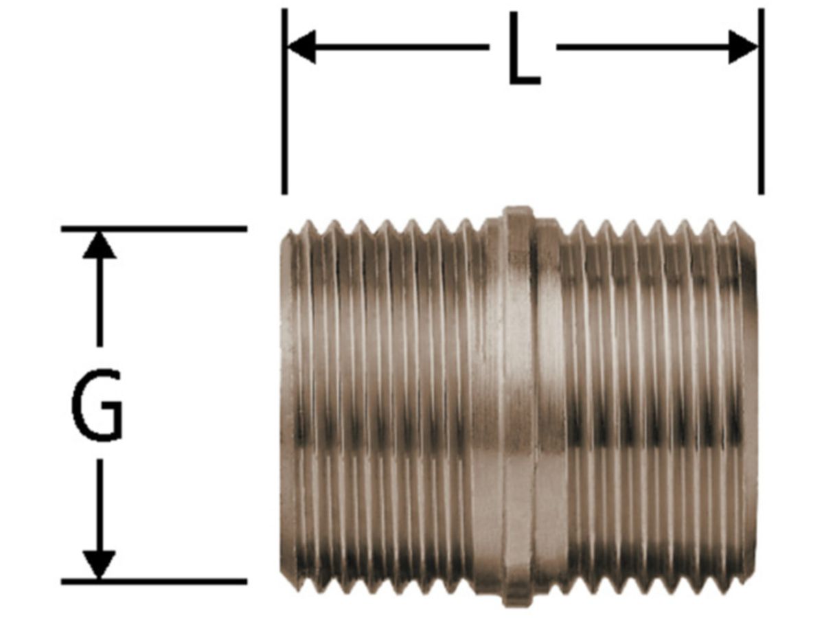 Optiflex Doppelnippel