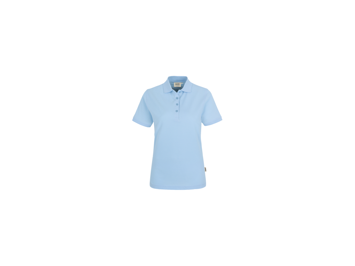 Damen-Poloshirt Classic Gr. 2XL, eisblau - 100% Baumwolle, 200 g/m²