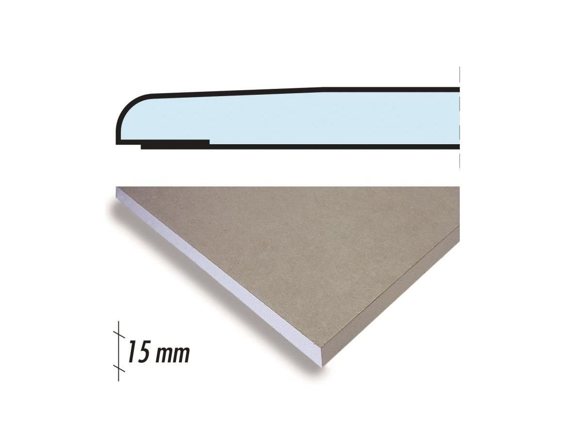 Knauf GKF Platten 15 mm - Feuerschutzplatte, 125/250 cm