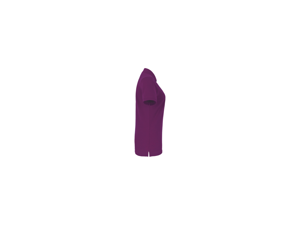 Damen-Poloshirt Perf. Gr. XL, aubergine - 50% Baumwolle, 50% Polyester, 200 g/m²