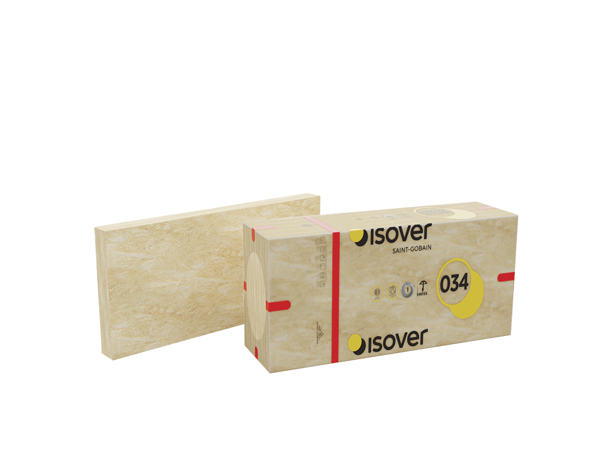 Isover-Kerndämmplatten PBM 034 - Halbsteife Platten, wasserabweisend