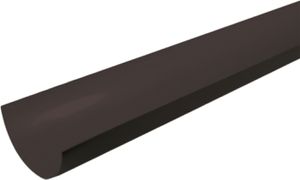 Halbschalen mattschwarz 20 mm - à 3m