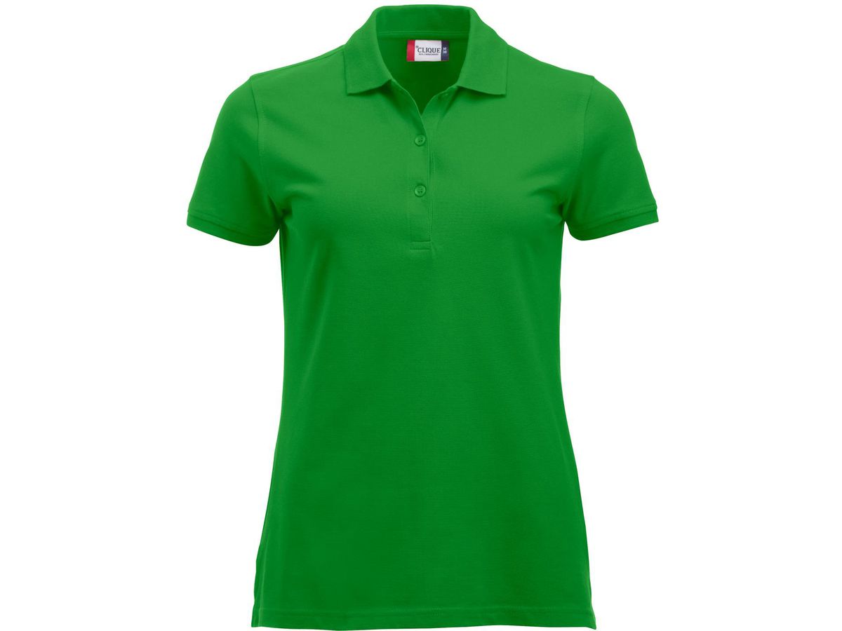 Poloshirt CLASSIC MARION S/S Women L - apfel-grün, 100% CO, 200g/m²