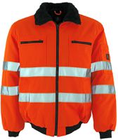 Alaska fluoreszierende Pilotjacke Gr.2XL - 80% Polyester/20% Baumwolle, orange