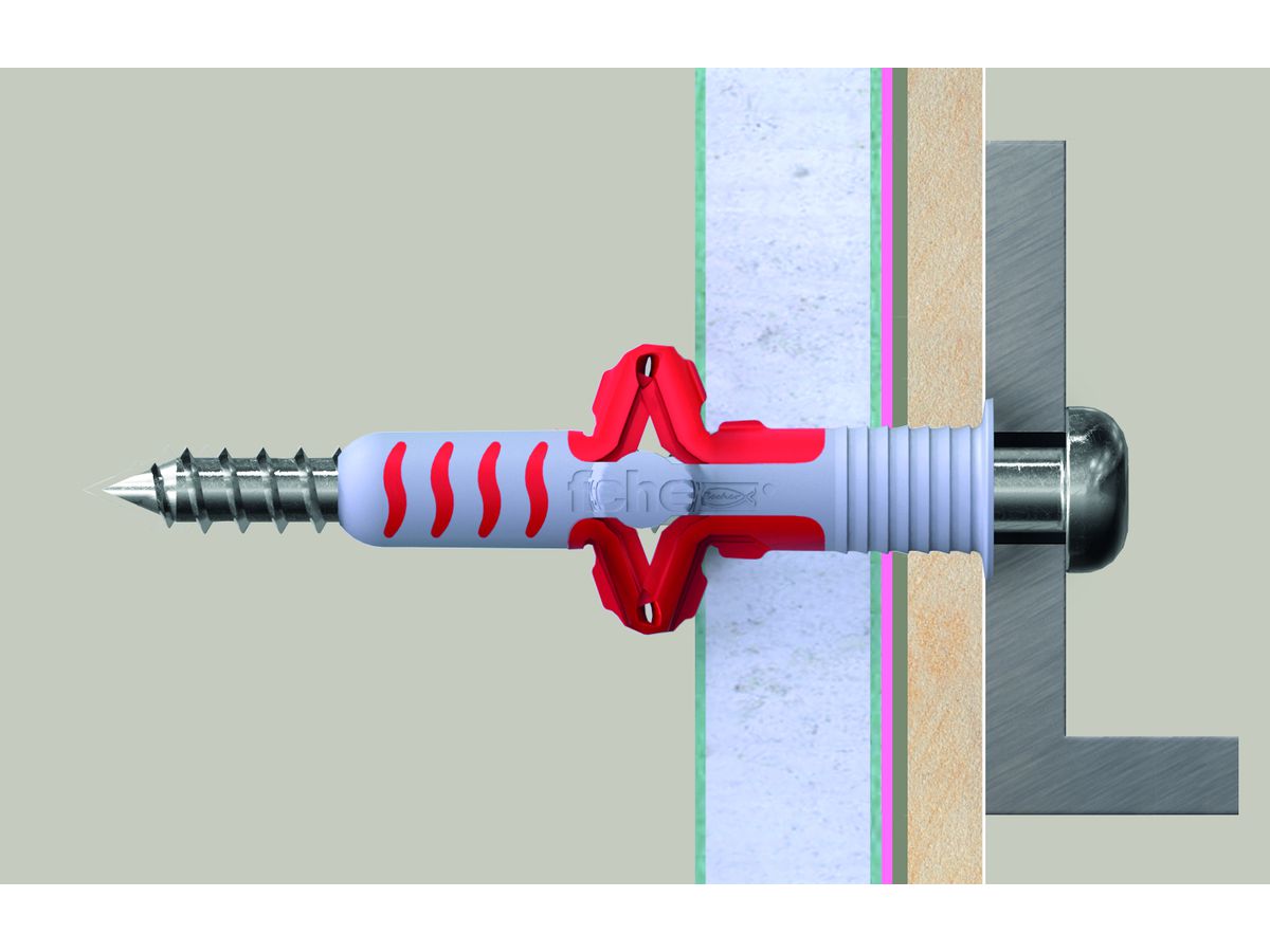 fischer? Dübel DuoSeal 8x48 S PH TX A2 - Auf Fliesen geeignet, Pak. à 100 Stk