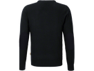 V-Pullover Merino Wool Gr. XL, schwarz - 100% Merinowolle