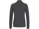 Damen-Longsl.-Polosh. Perf. XS anth. - 50% Baumwolle, 50% Polyester, 220 g/m²