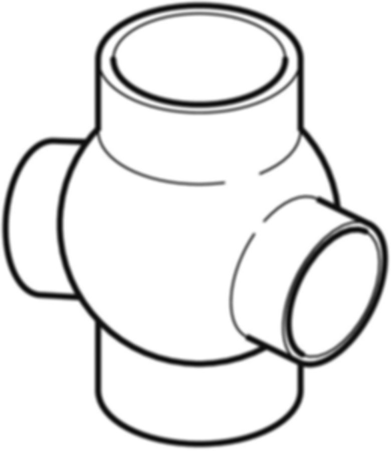 Geberit PE Eck-Abzweig 135°