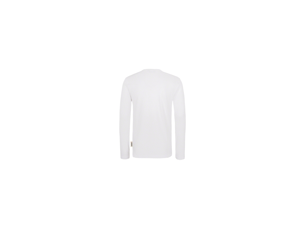 Longsleeve Heavy Gr. L, weiss - 100% Baumwolle, 185 g/m²