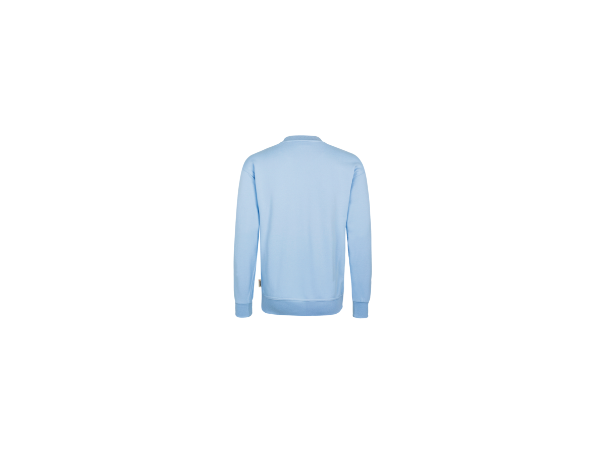 Sweatshirt Performance Gr. M, eisblau - 50% Baumwolle, 50% Polyester, 300 g/m²