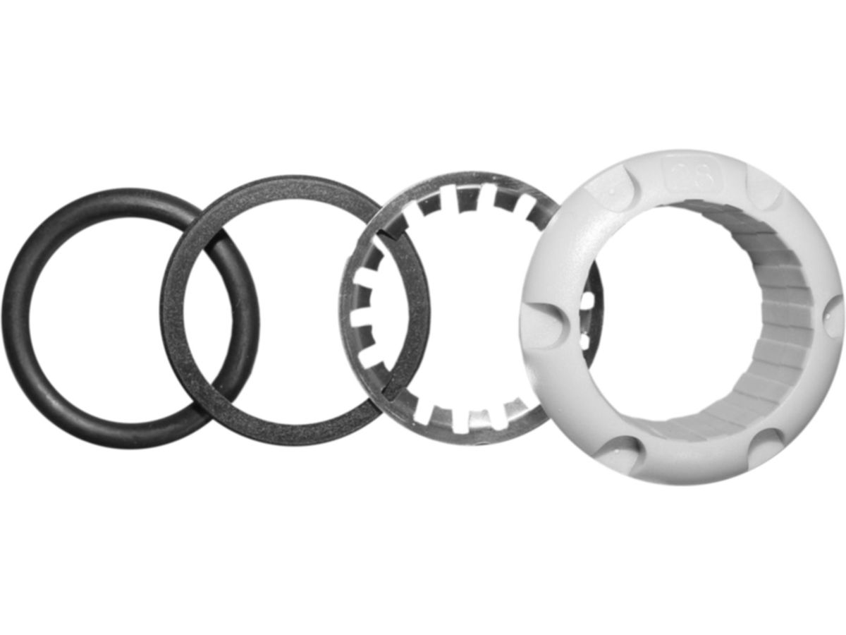 sudoFIT-Ersatzteile-Set 10 mm - O-Ring, Distanzring, Fixierring, Hülse