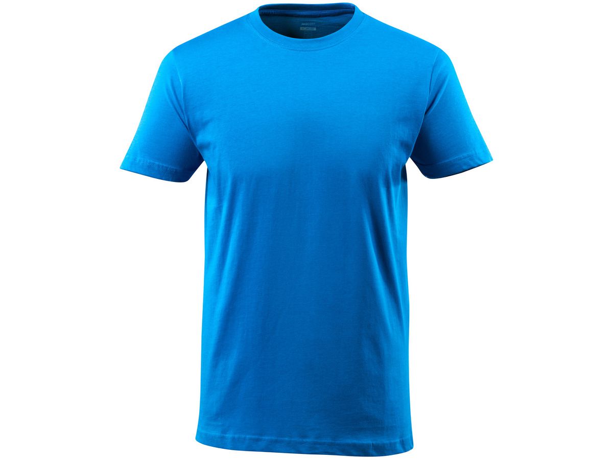 Calais T-Shirt moderne Passform, Gr. L - azurblau, 100% CO, 175 g/m2
