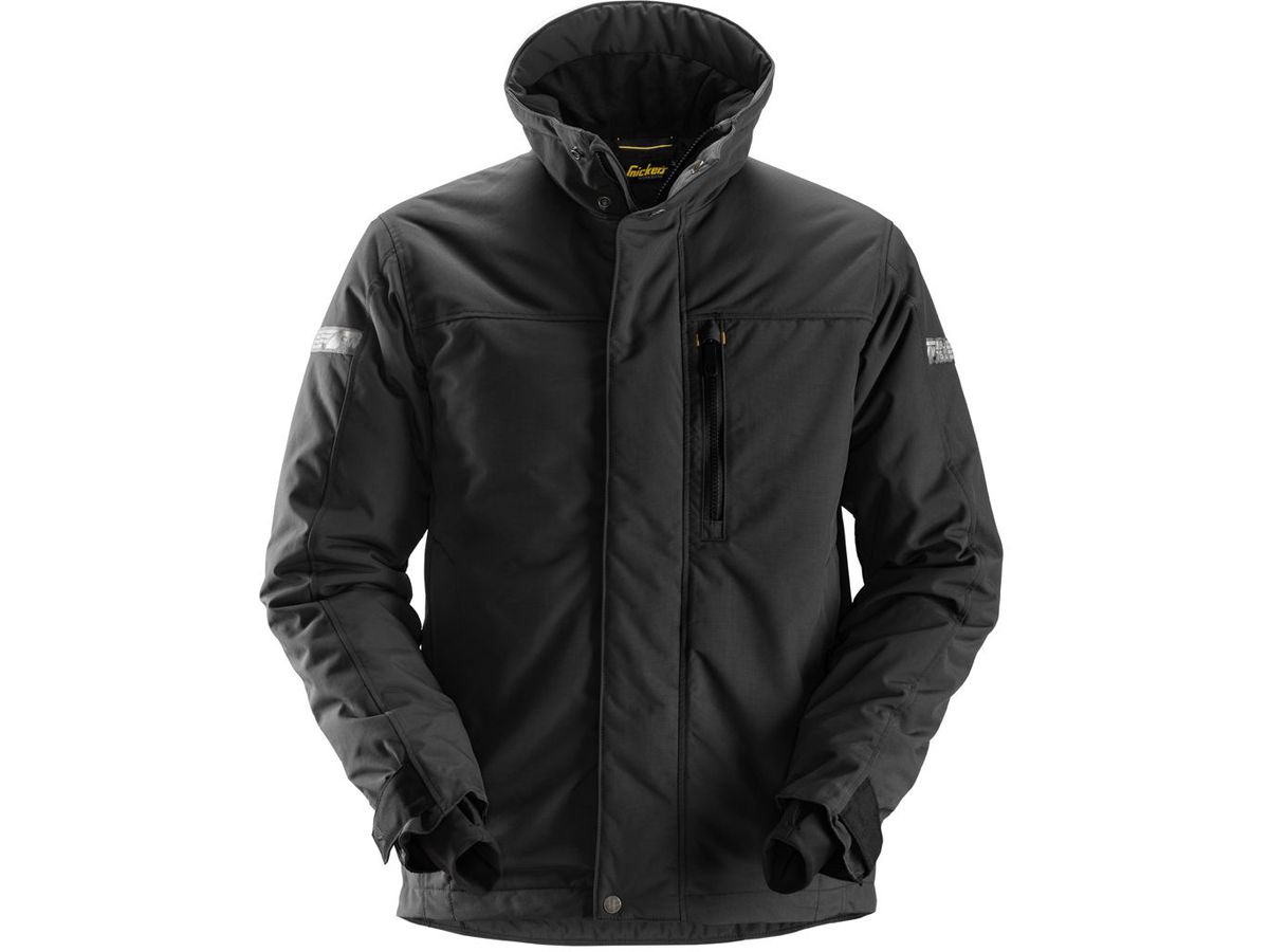 Allround Work gefütterte Jacke, Gr. XS - schwarz, 100% PES, 220 g/m²