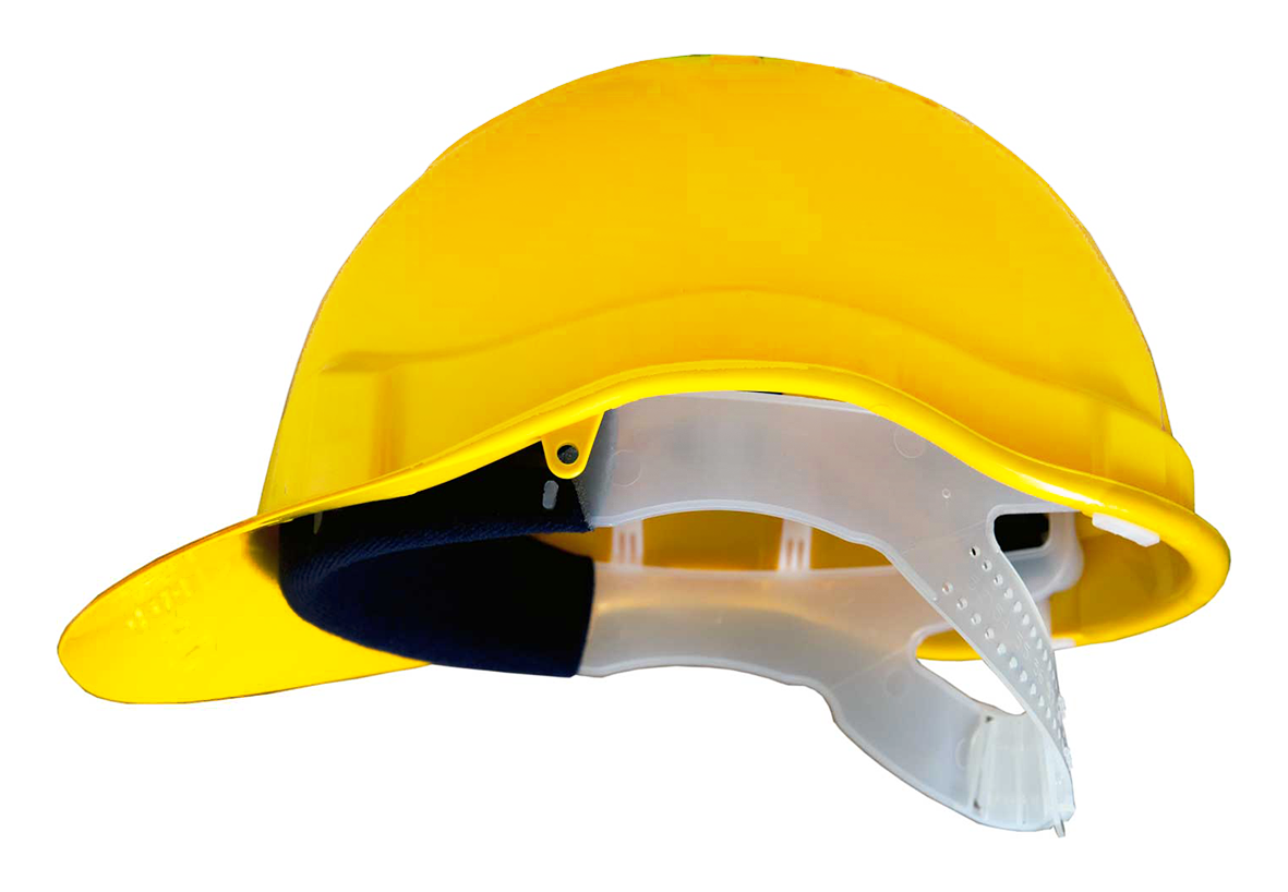 Schutzhelm Articap II gelb - mit Textilbänderung