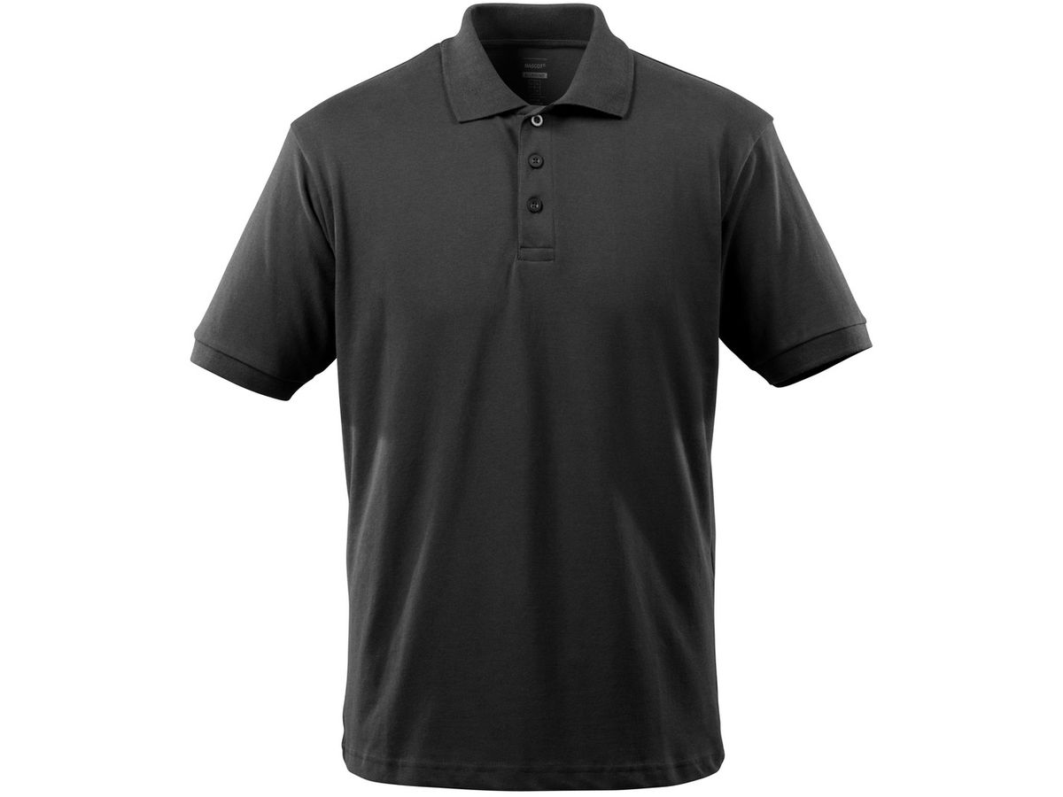 BANDOL Polo-Shirt modern-fit, Gr. S - schwarz, 95% CO/5% EL, 220 g/m2