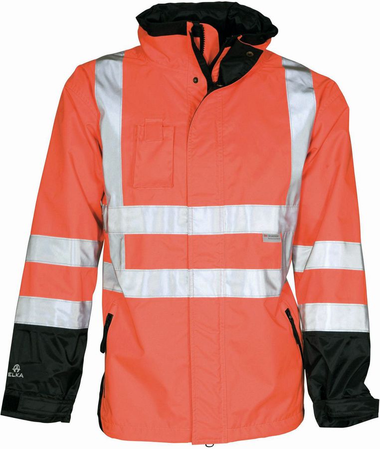 ELKA 2-in-1 Visible Xtreme Jacke gelb/ma - 100% Polyester,Teflon beschichtet,Gr.3XL