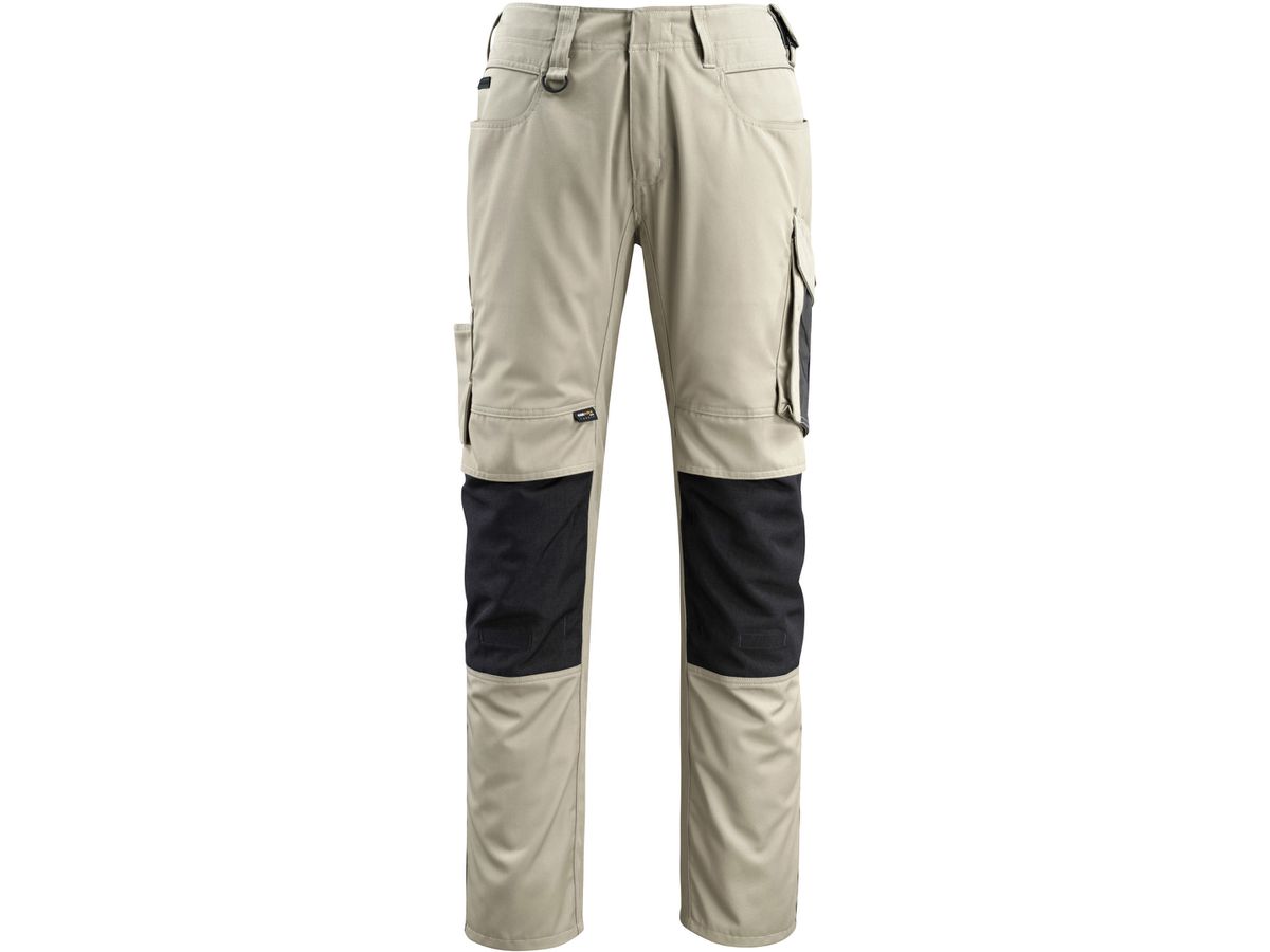 Mannheim Hose khaki-schwarz Gr. 82C56 - 65% polyester / 35% baumwolle