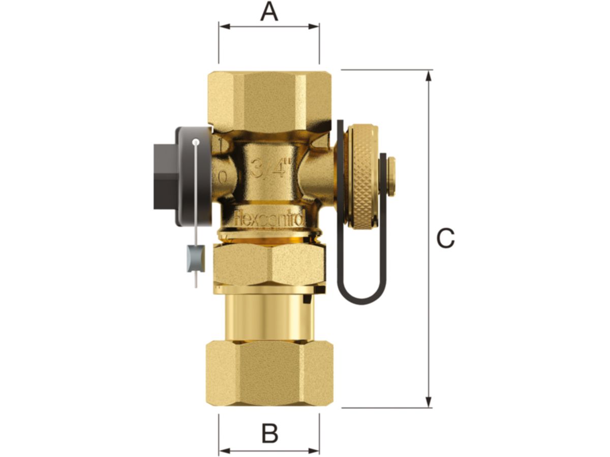 Anschlussgruppe FlexControl 3/4" - Für Flexcon von 2 bis 50 Liter