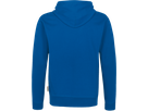 Kapuzenjacke Bonded L royalblau/silber - 55% Polyester, 45% Baumwolle, 340 g/m²