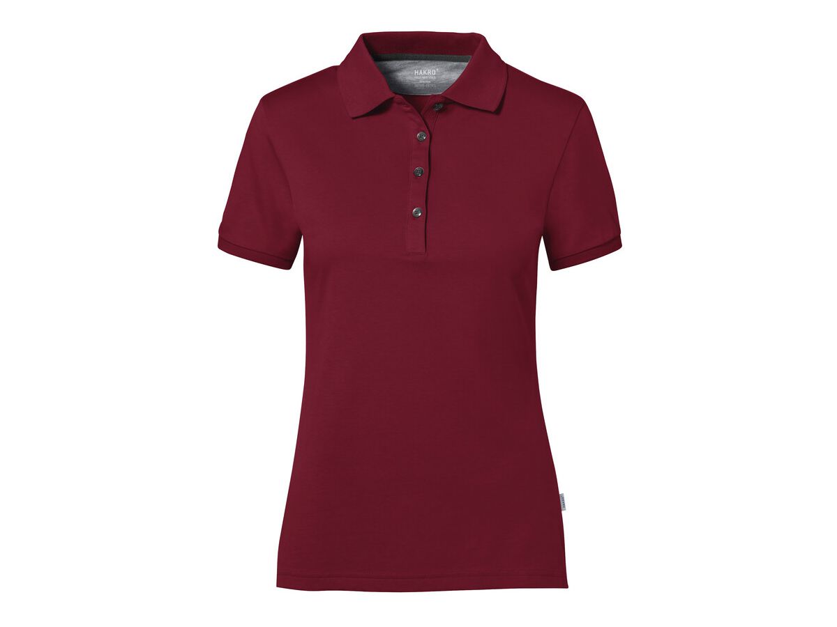 Cotton Tec Damen Poloshirt, Gr. XL - weinrot