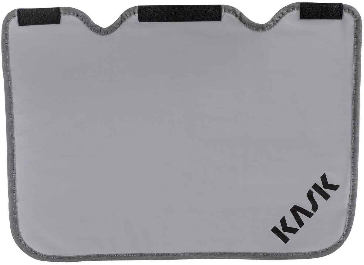 Nackenschutz Plasma zu KASK-Helm, grau - 45 x 27 cm, wind- und wasserdicht