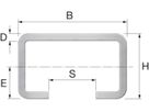 Montageschiene FLAMCO R0 HxB 18x28 mm - à 2 m, verzinkt