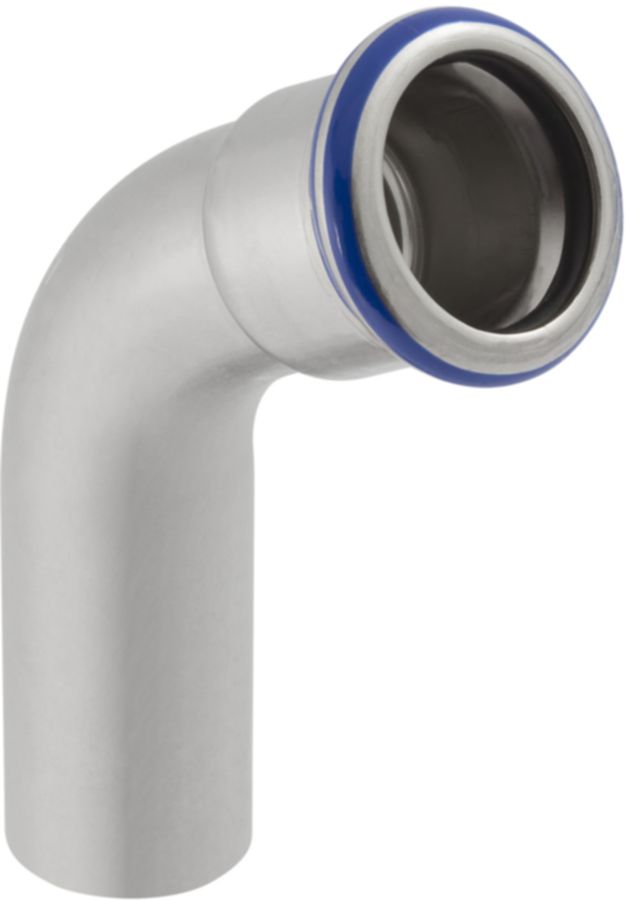 Mapress Edelstahl Bogen 60° - mit Steckende, 1.4401