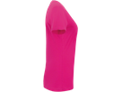 Damen-V-Shirt Classic Gr. XS, magenta - 100% Baumwolle