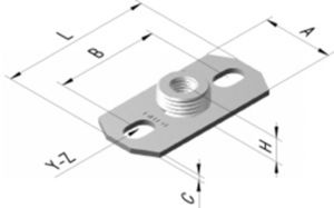 Grundplatte Pipex MINI AG 1/2" - 3.22/11.7