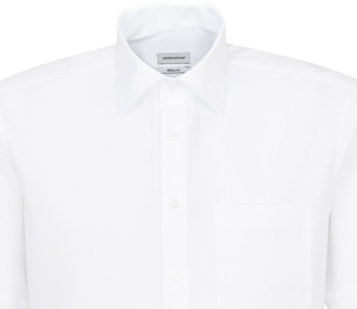 City Kent Hemd MEN 1/2 gewebt Gr. 43 - weiss, 100% CO