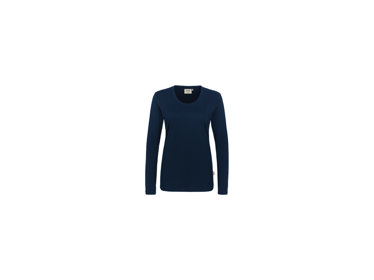 Damen-Longsleeve Classic Gr. S, tinte - 100% Baumwolle