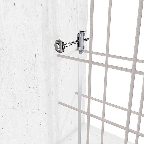 Anschliessgarnitur Inox A4 komplett - mit Keilverbinder aus Stahl