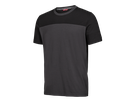 ENTIRE Herren T-Shirt Gr. M - Anthrazitgrau/Schwarz