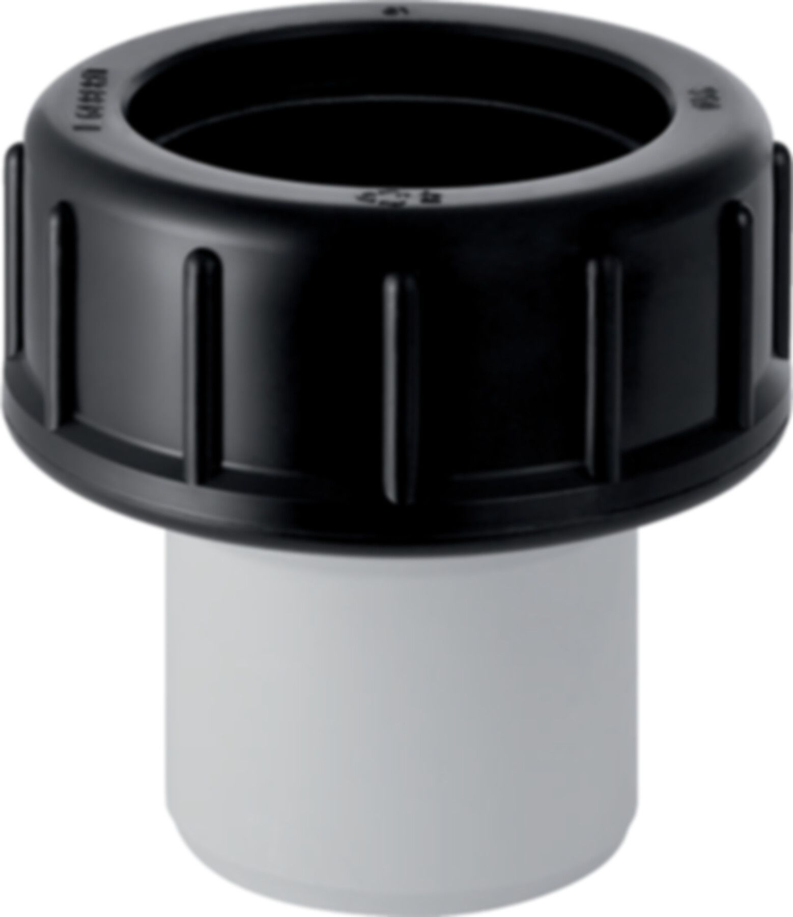 Geberit PE Stutzen mit Verschraubung - zum Kleben