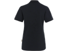 Damen-Poloshirt Top Gr. 4XL, schwarz - 100% Baumwolle