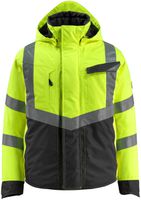 Pilotenjacke Hastings Gr. L - hi-vis gelb/schwarz, 100% Polyester