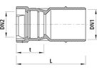 Spitzend-/Steckmuffen-Reduktion BLS - 5330